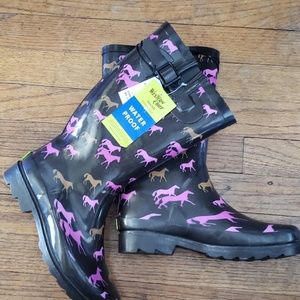 Horse rainboots